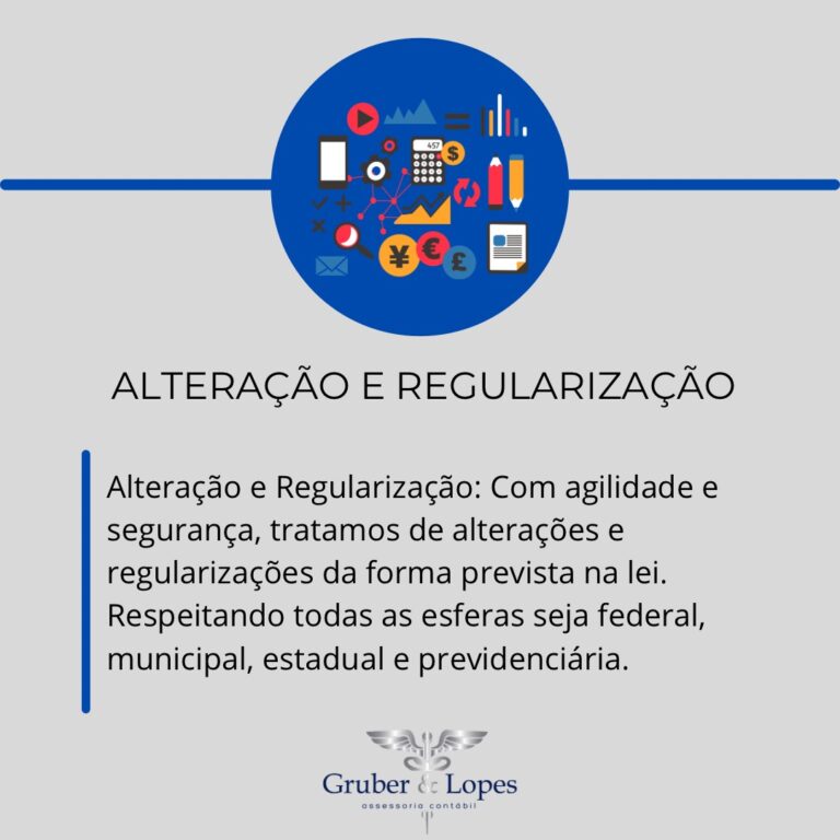 Alteração e Regularização